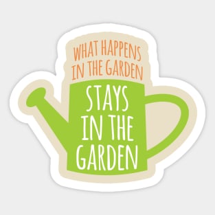 In The Garden Sticker